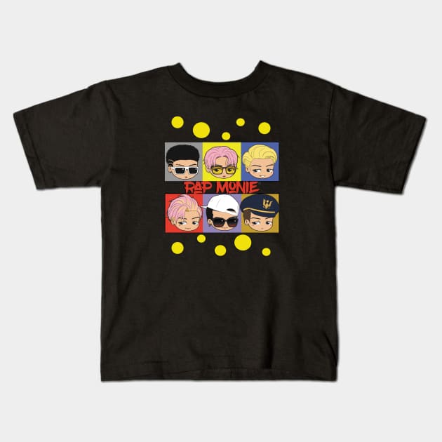 Chibi Rap Monie Kids T-Shirt by DaphInteresting